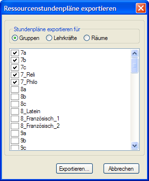 Image export-timetables