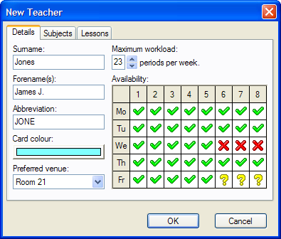 Image teacherdetailsdlg